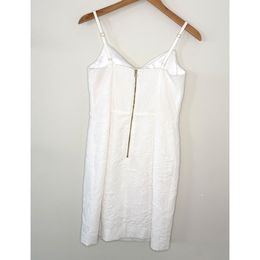 NWT Lilly Pulitzer Willalynn White Bow Dress Sz 4 LWD Bridal Cocktail Rehearsal - Picture 3 of 13